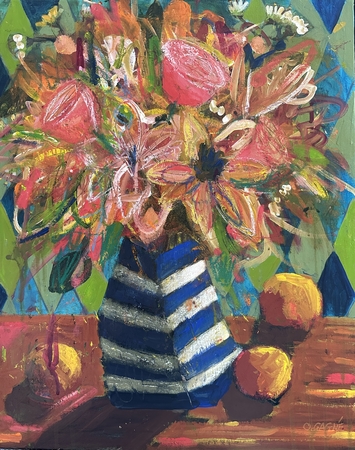 Fall Flowers 16"x20"