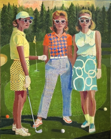 Girls With Attitude 48"x 60"