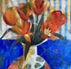 Orange Tulips 24"x 24"